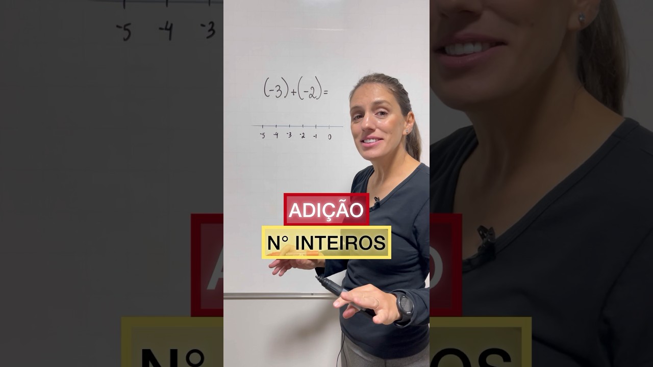 Adição de Números Inteiros na Reta Numérica