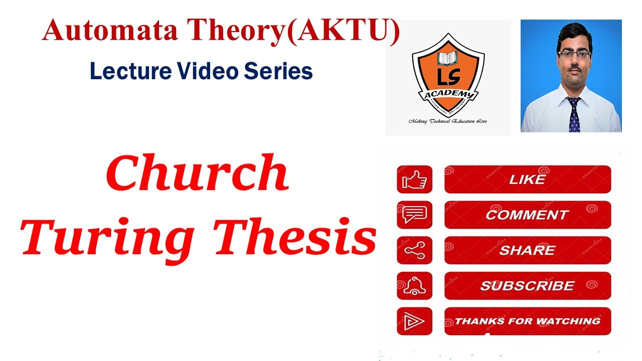 Church Turing Thesis & Automata Theory 📚