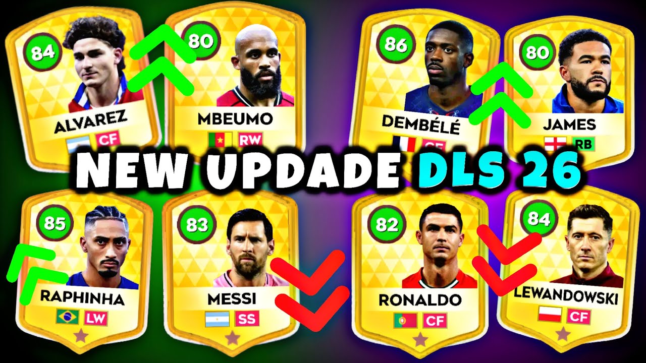 DLS 26 Official Ratings Confirmed for 70+ Players