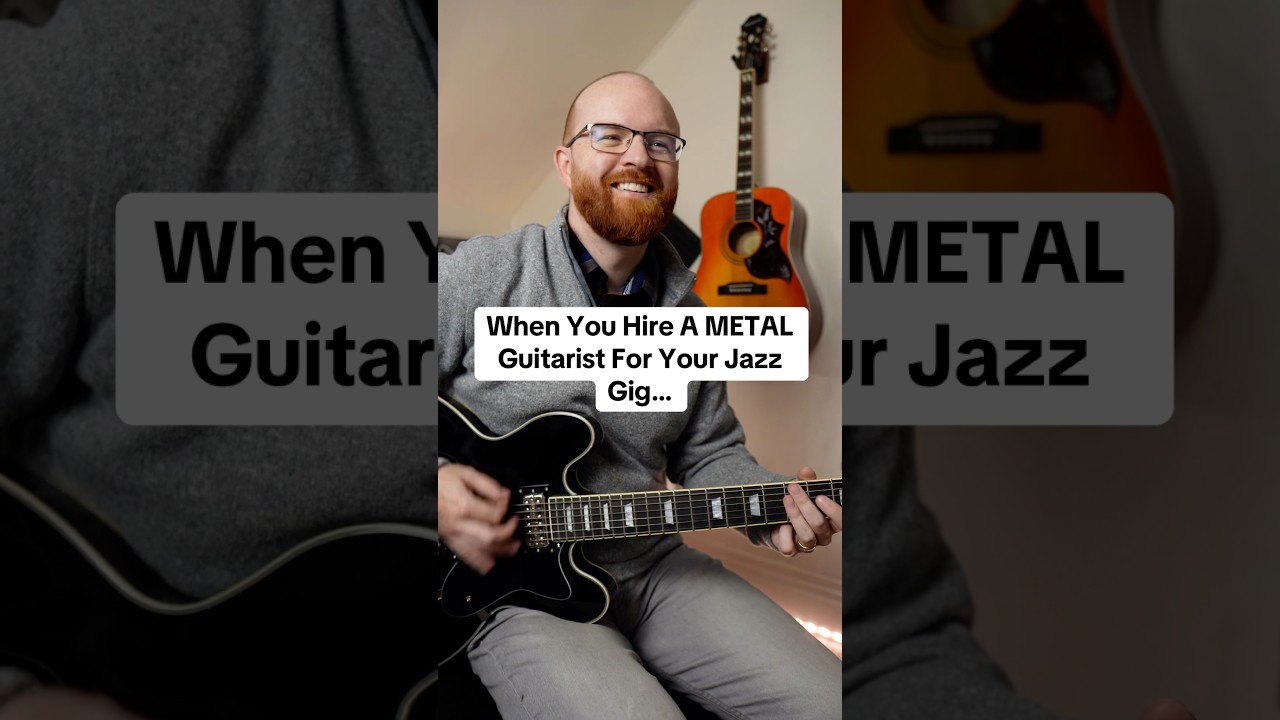 Hiring a Metal Guitarist for Your Jazz Gig 🎸