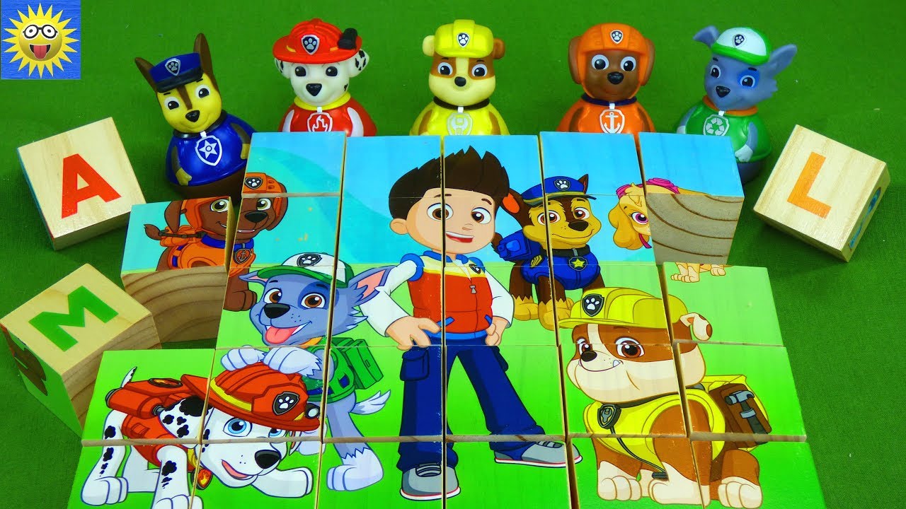 Paw Patrol Weebles & Alphabet Blocks Puzzle | Fun Educational Toys for Kids 🚀