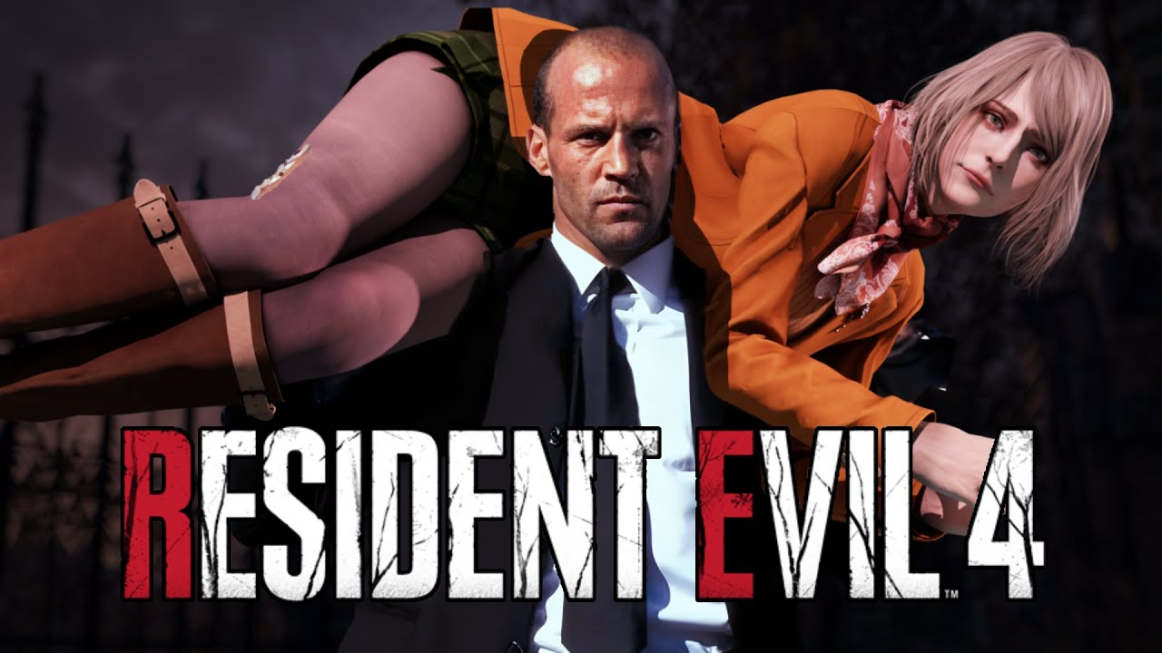 Jason Statham in Resident Evil 4 with 3D Model Support