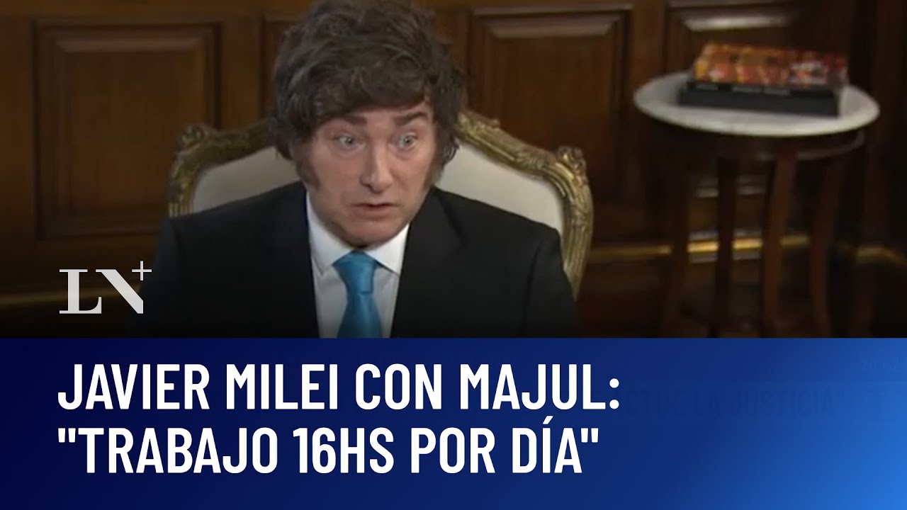 Javier Milei Trabaja 16 Horas Diarias 🕒