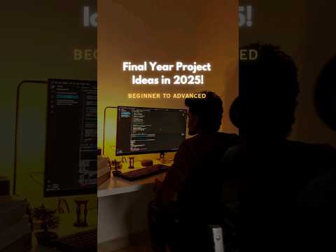 Final Year Project Ideas in 2025 | Student Free Resources | Charan_techstudio
