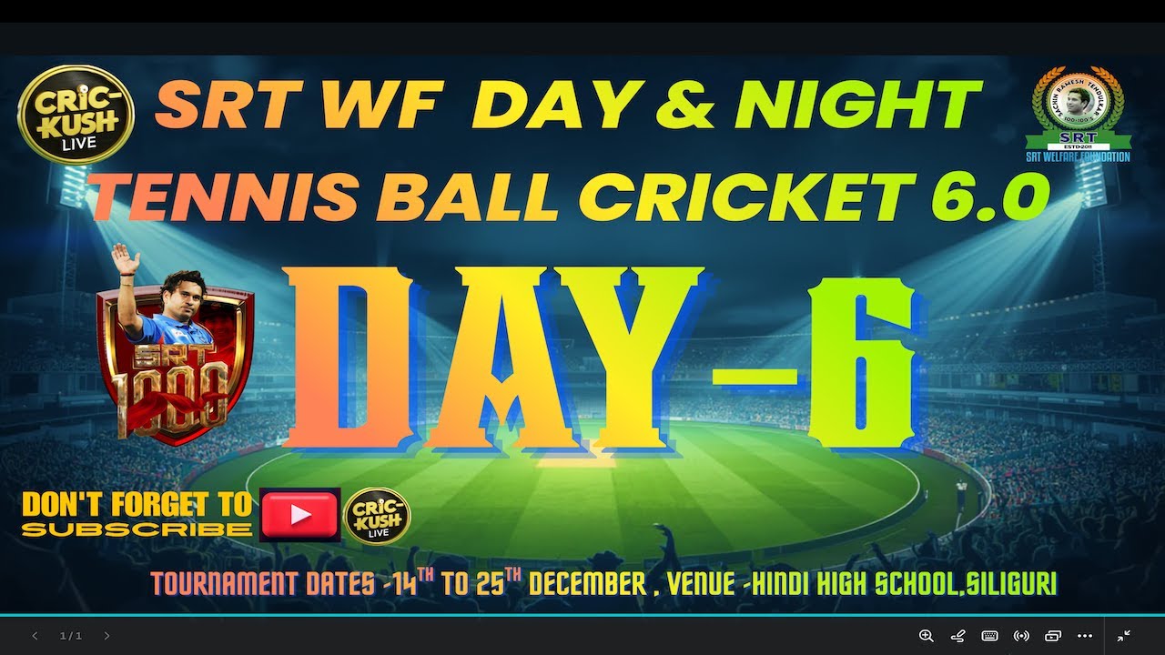 Day 6 SRT WF Day & Night Tennis Ball Tournament ๐พ