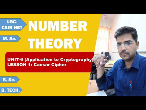 Number Theory Unit-6 Lesson-1: Caesar Cipher (Application to Cryptography)