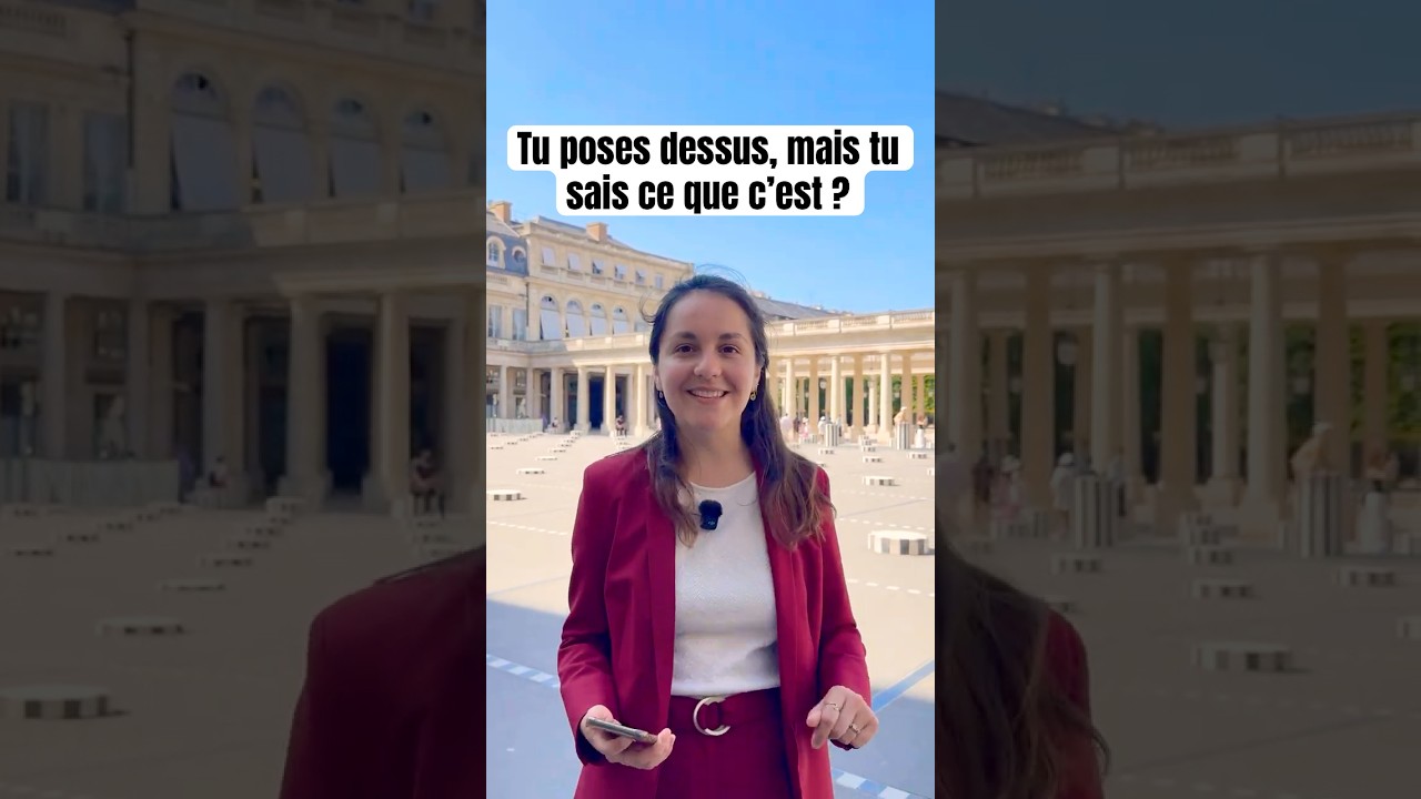 Découverte inattendue : Les colonnes rayées du Palais Royal ✨