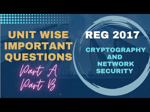 How to pass in cryptography & Network Security subject reg 2017 in Tamil