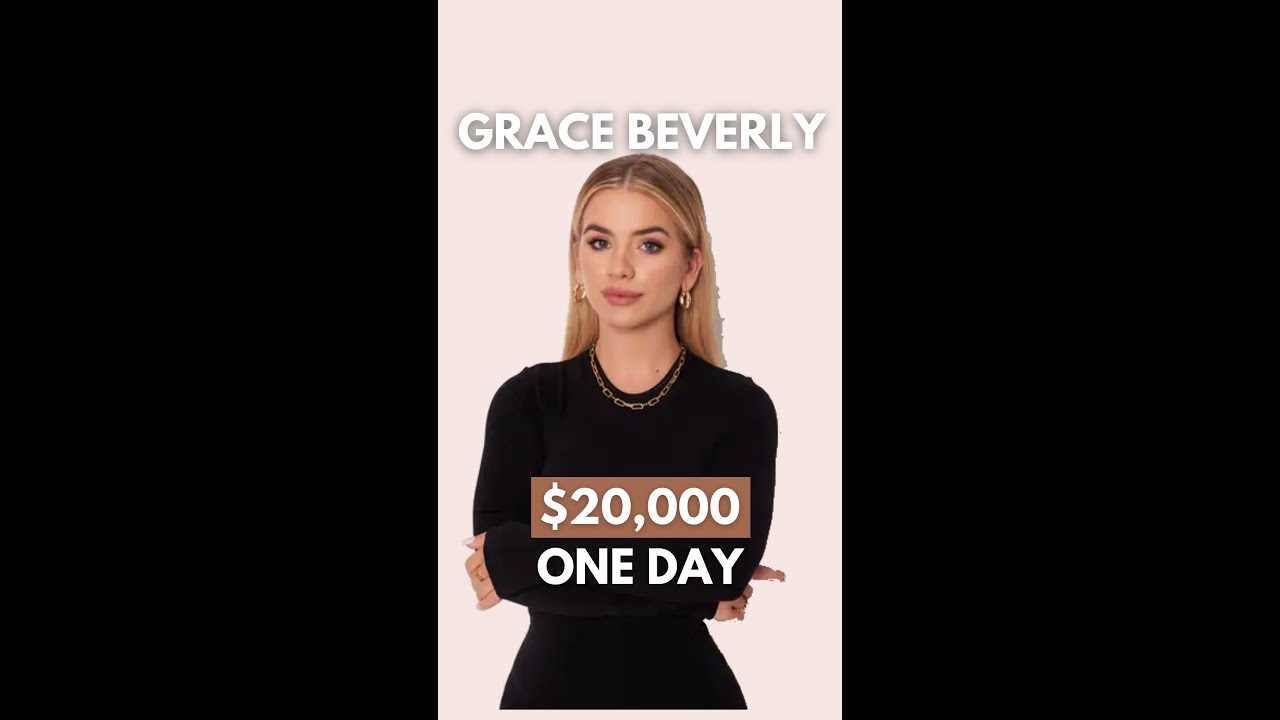 MAKING $20,000 IN 1 DAY SELLING PDFs | Grace Beverley #shorts