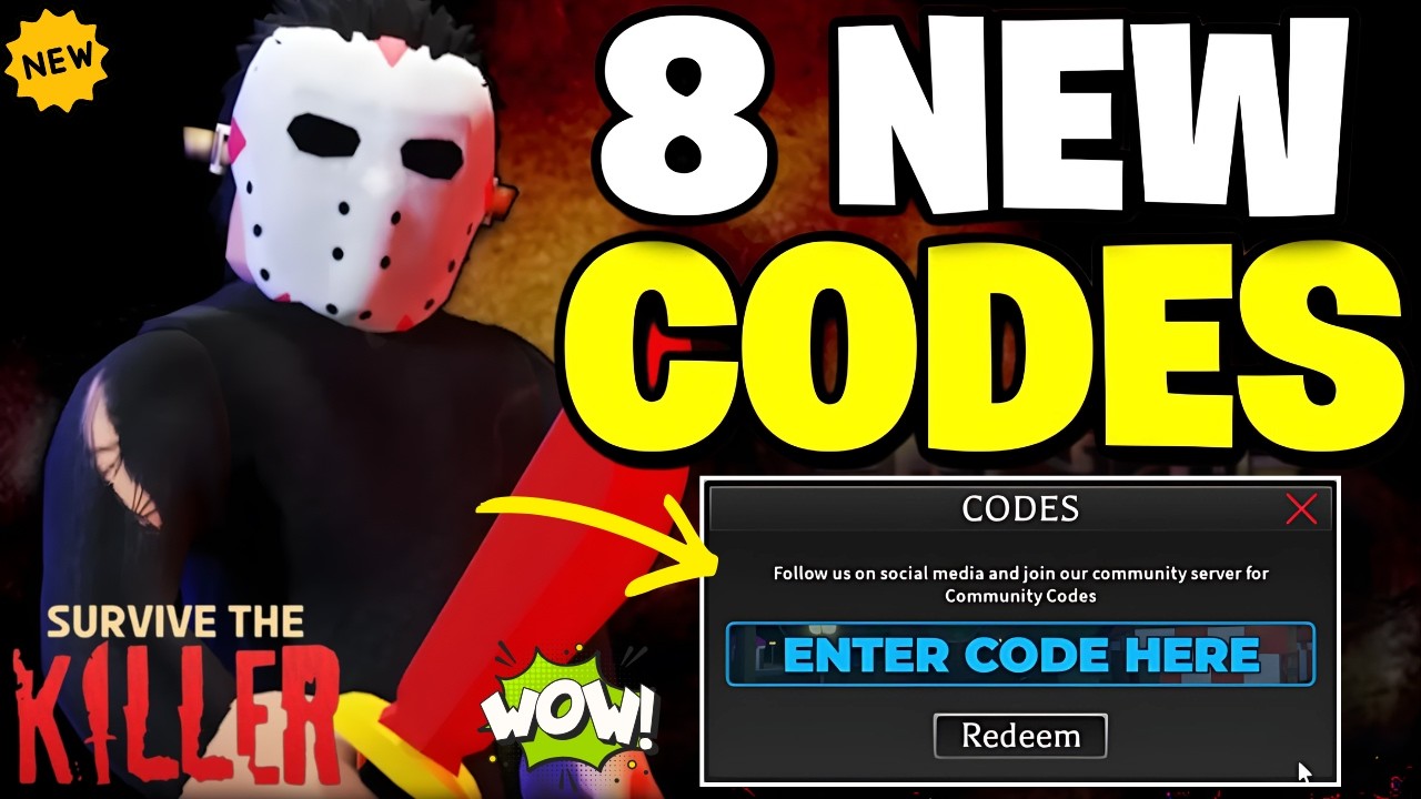 🎉WORKING CODES🎉 ROBLOX SURVIVE THE KILLER CODES IN FEBRUARY 2026!  SURVIVE THE KILLER CODE 2026