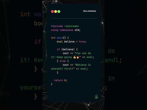 Believe in Yourself – C++ Motivation for Coders 💪💻 #Shorts