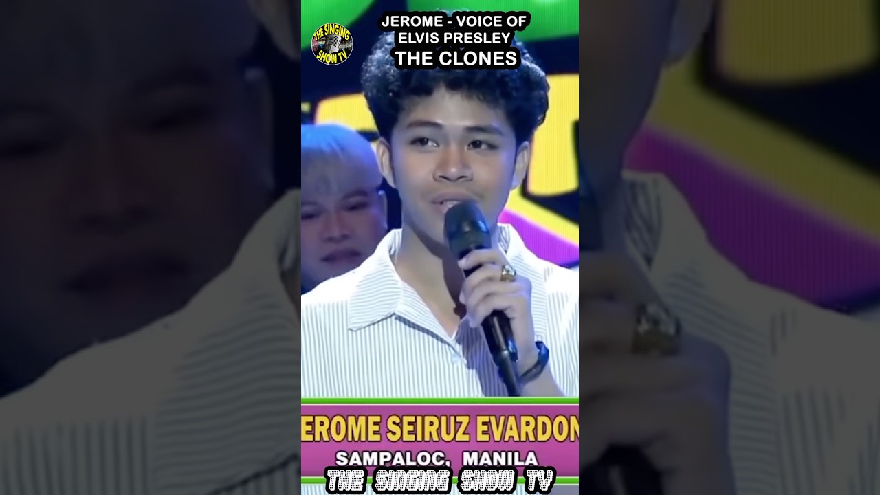 Jerome Evardone - Voice of Elvis Presley | The Clones KaVoice of The Stars