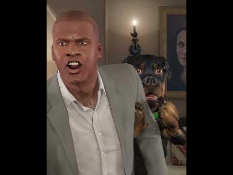 Franklin Catches His Dog Chop Cheating 💀#shorts #gta5 #gtav
