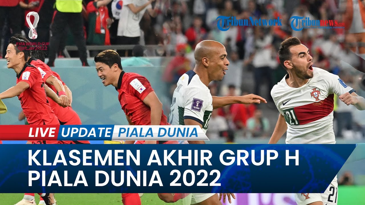Klasemen Akhir Grup H Piala Dunia 2022: Portugal Kokoh di Puncak, Korea Selatan Unggul atas Uruguay
