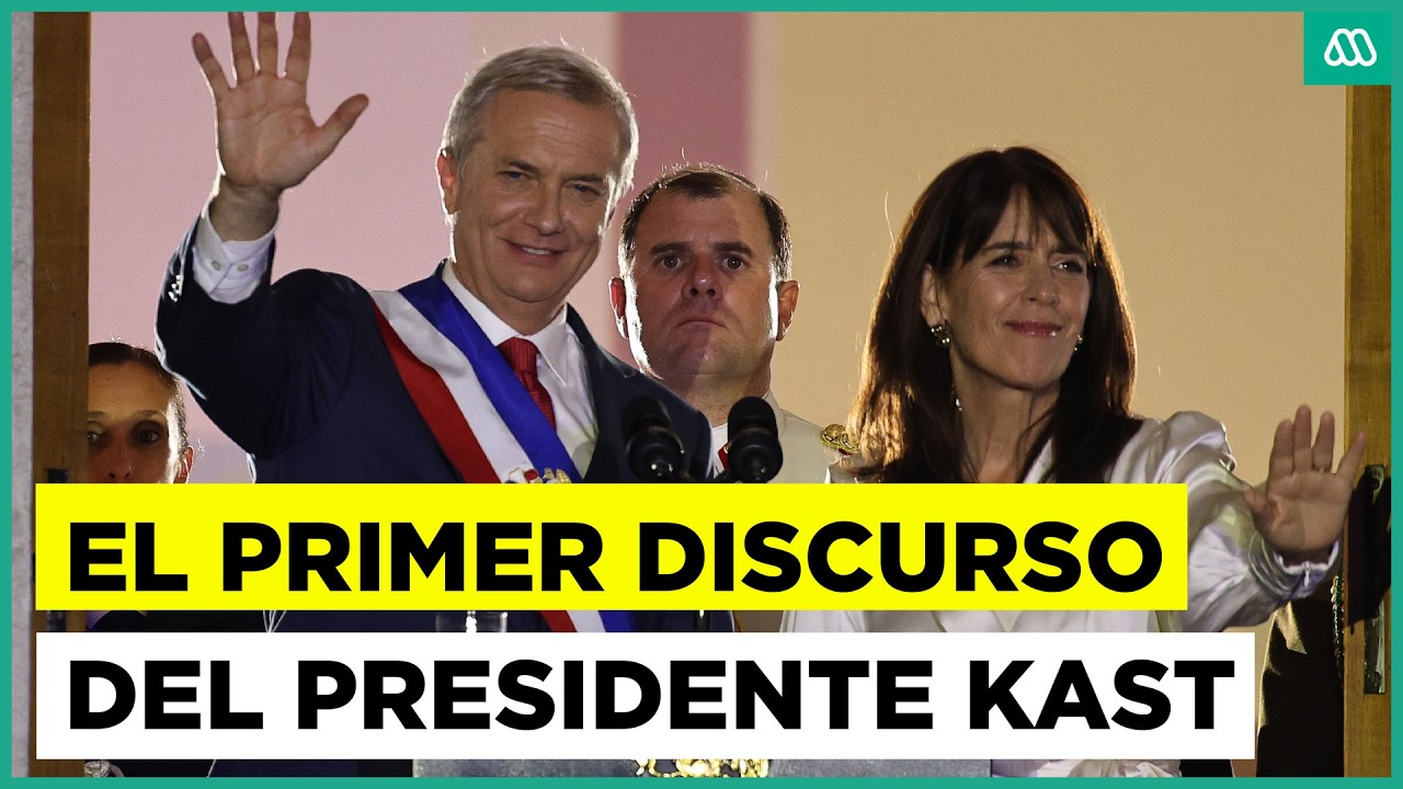 Primer discurso del presidente José Antonio Kast desde el Palacio de la Moneda