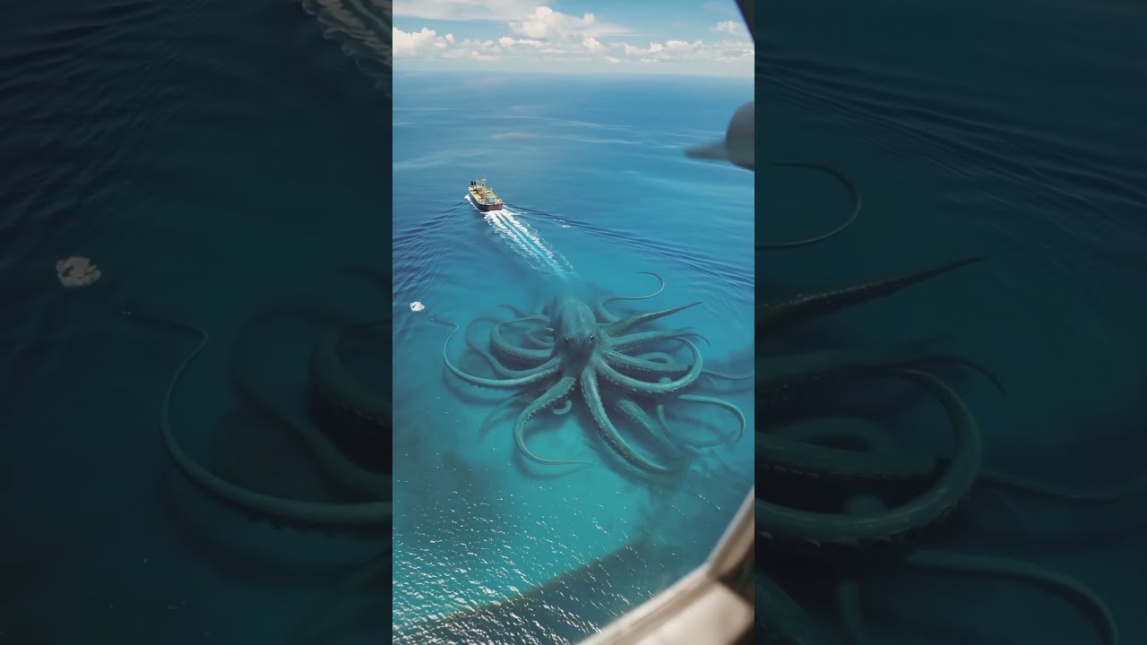 The Kraken Awakens 🌊🦑 | Giant Sea Monster Beneath the Ship