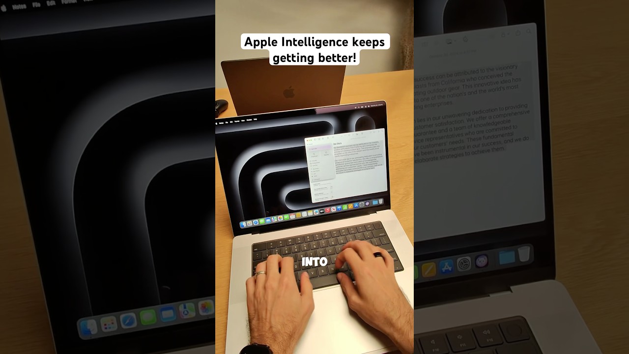 Apple Intelligence Enhances Prompt-Based Writing Tools
