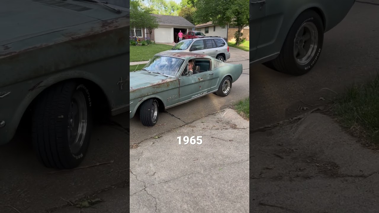 Father & Daughter Restore 1965 Mustang Fastback π