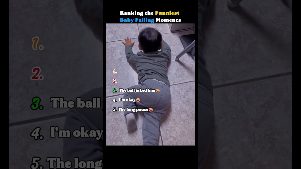 Ranking the Funniest Baby Falling Moments