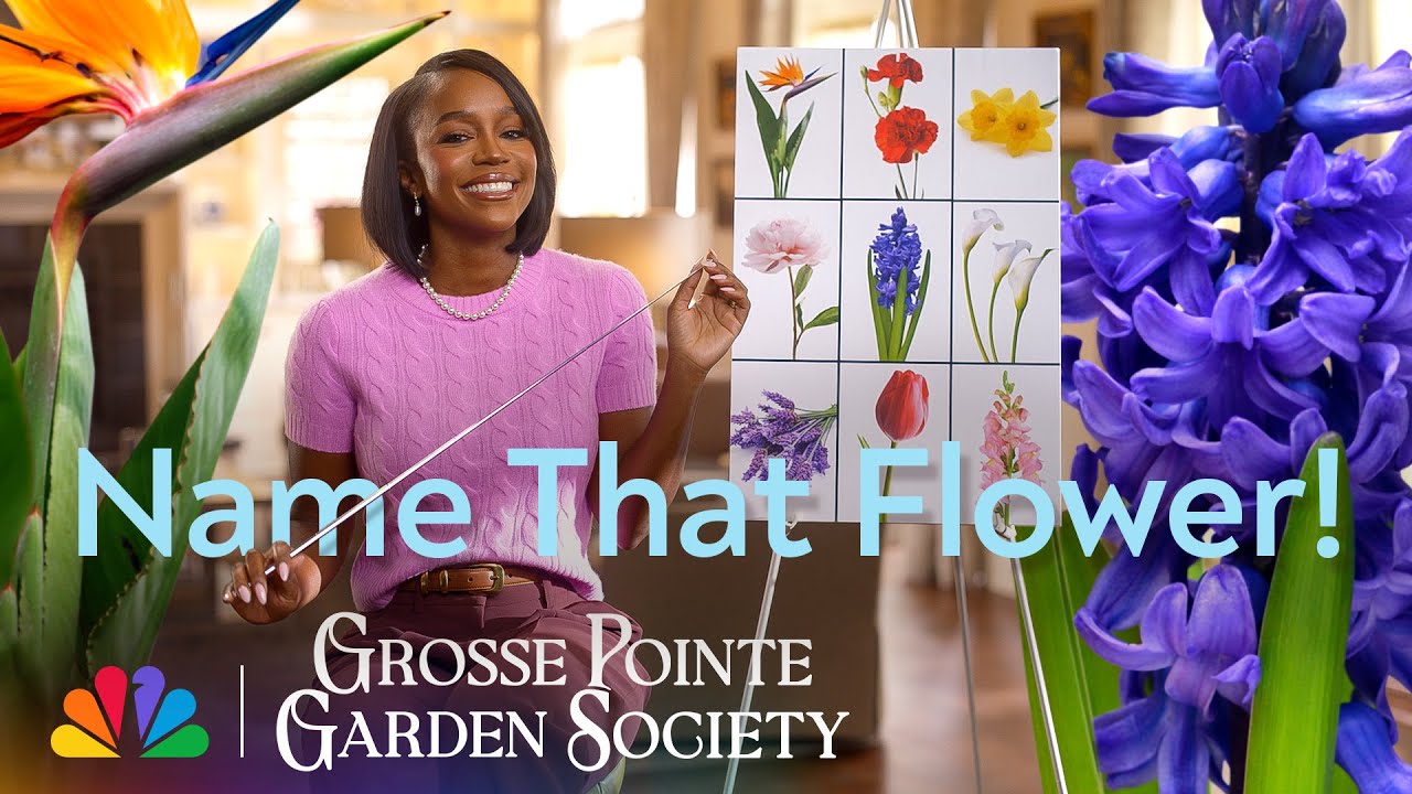 Cast Faces Flower Quiz 🌸 | Grosse Pointe Garden Society