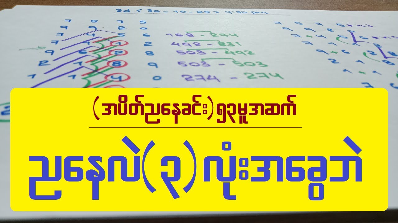 မူအဆက် ညေနလဲ (၃)လုံးအခွေပဲရနေတယ် - အောင်ကြပါစေ! 🎉