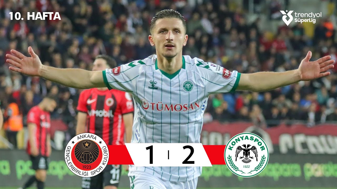 Konyaspor, Gençlerbirliği'ni 2-1 Mağlup Ediyor! | Trendyol Süper Lig 2025/26