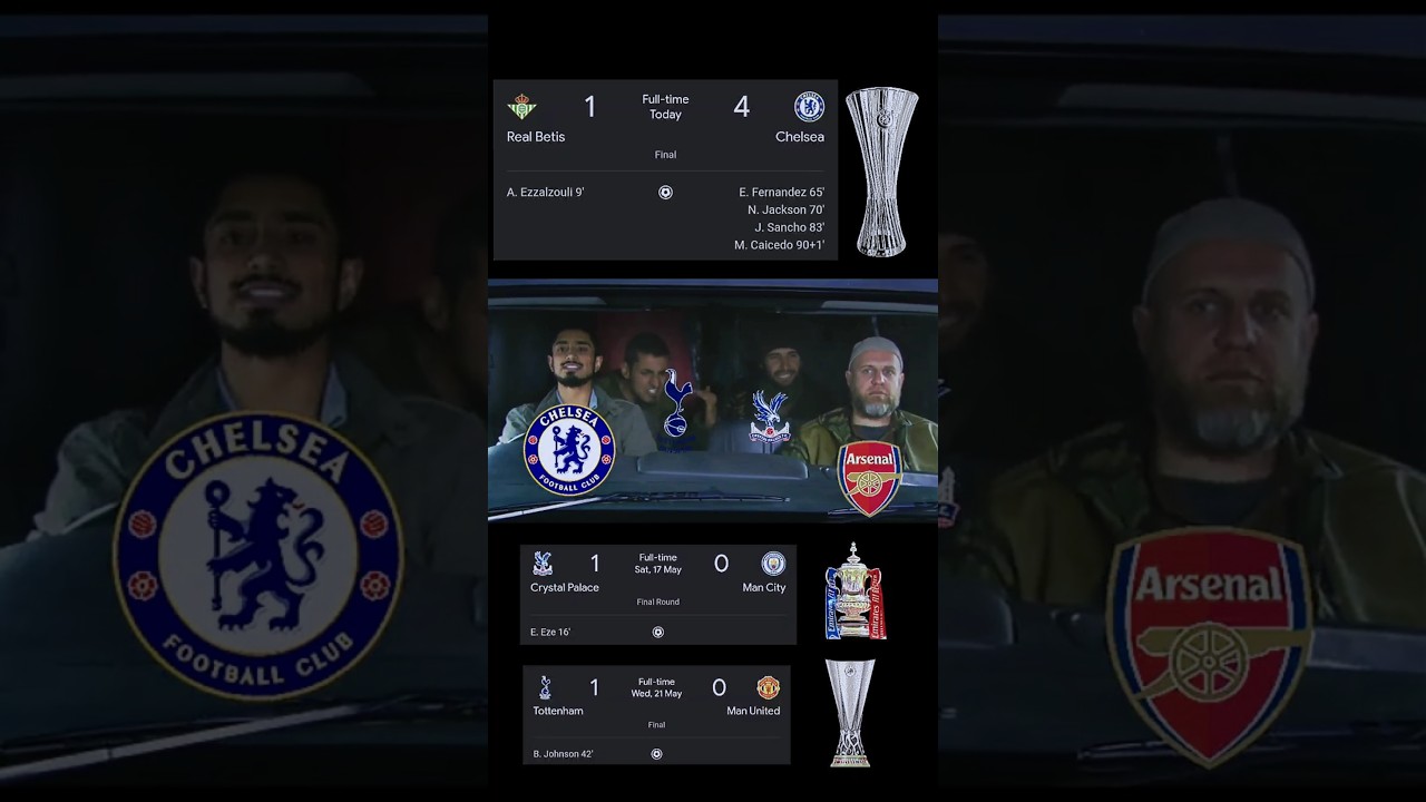 Conference League 2025 Final Real Betis vs Chelsea FC 1-4 memes