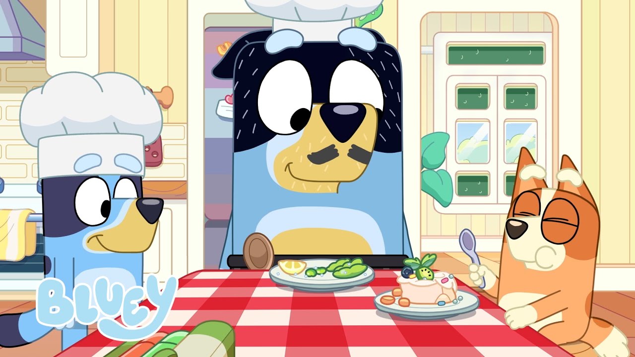 Bluey et la Pavlova : Une aventure gourmande 🍽️