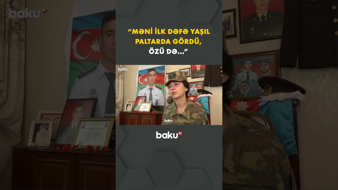 Şəhidin nişanlısının duyğulandıran sözləri hər kəsi kövrəltdi