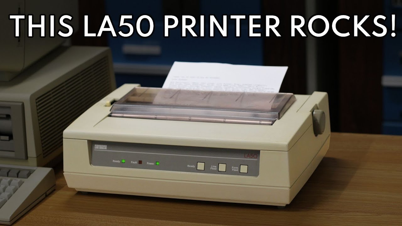 Why I Absolutely Love the DEC LA50 Dot-Matrix Printer 🖨️