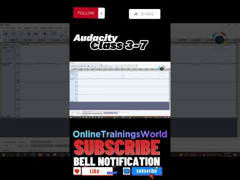 Selection Draw Envelop Tool in Audacity you Cannot Break #OnlineTrainingsWorld #audio#Voice #reverb