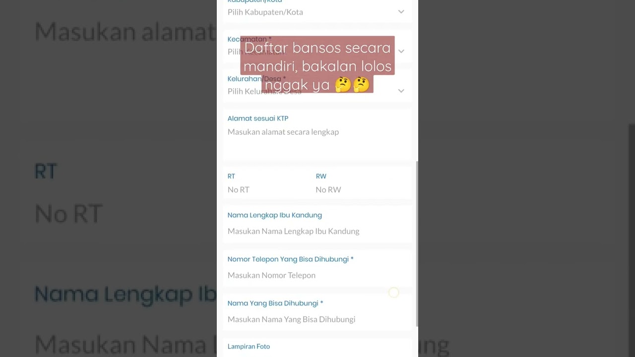 Daftar Bansos Online dan Mandiri dengan Mudah