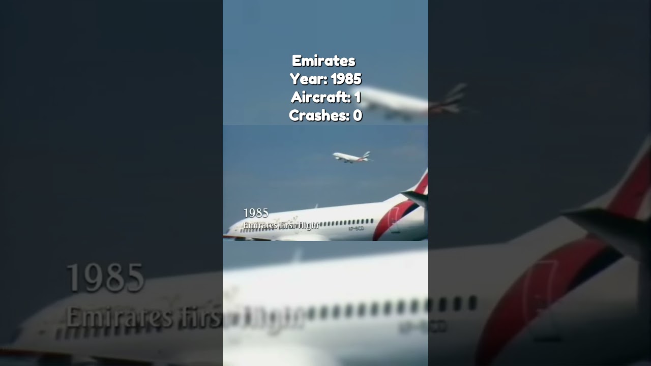 Emirates: Then vs Now ✈️