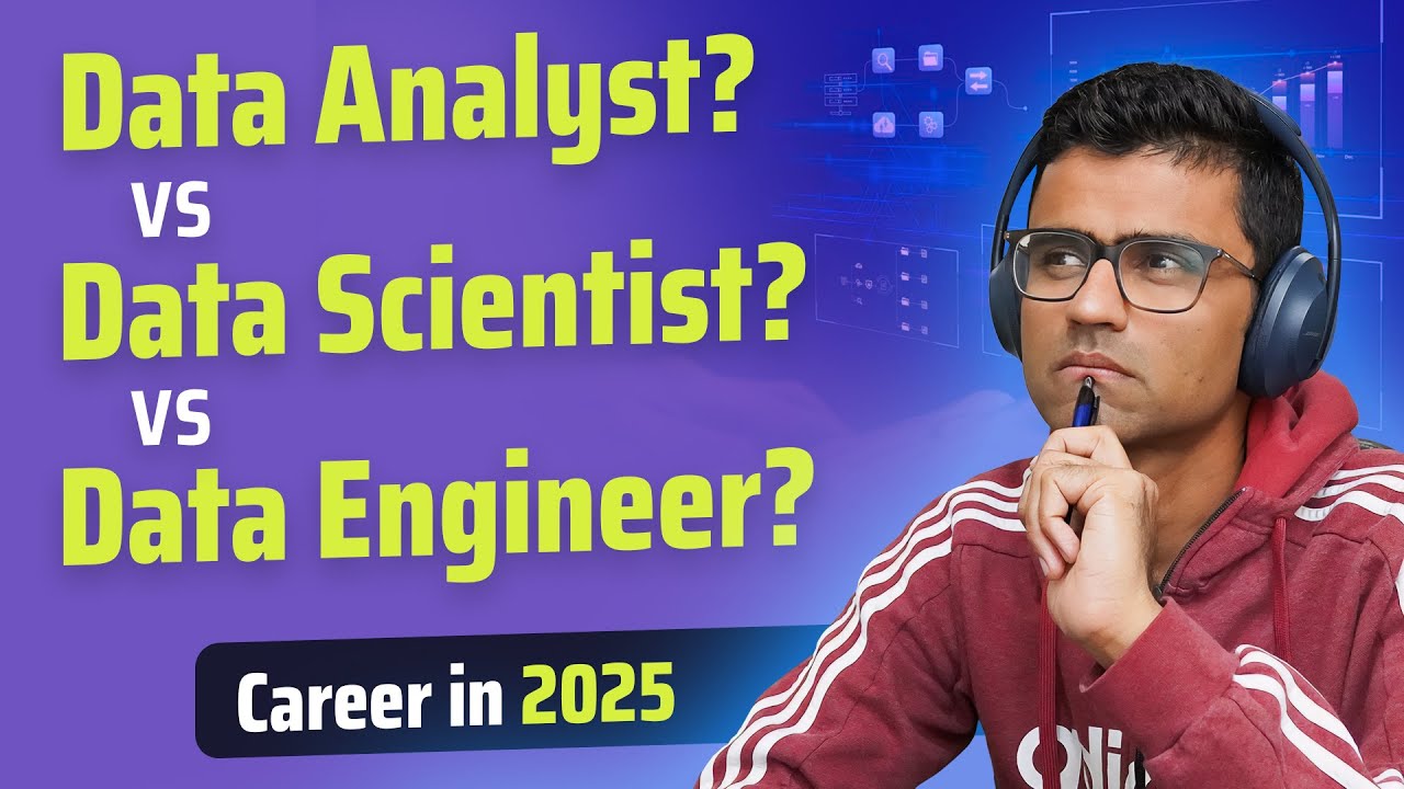 Data Analyst vs Data Engineer vs Data Scientist in 2025: Which Career is Right for You? 🔍