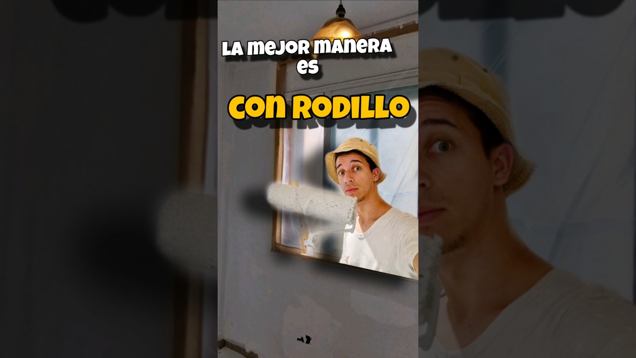 ¡Transforma tus paredes fácilmente! Guía rápida para pintar con rodillo 🎨