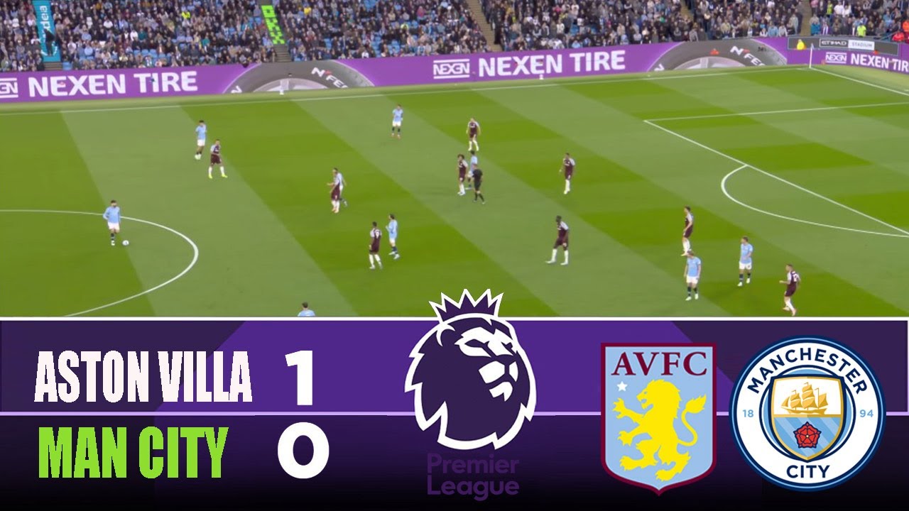 Aston Villa Shocks Manchester City 1-0 | 2025 Premier League Highlights ⚽