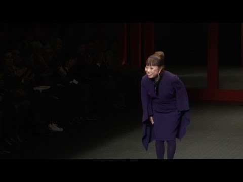 Japanese designer Hiroko Koshino shows at Tokyo fashion week