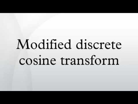Modified discrete cosine transform HD