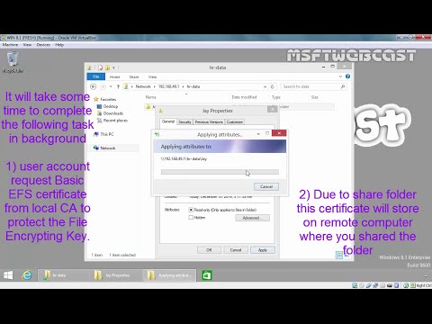 Encrypting File System (EFS) in Windows 8.1