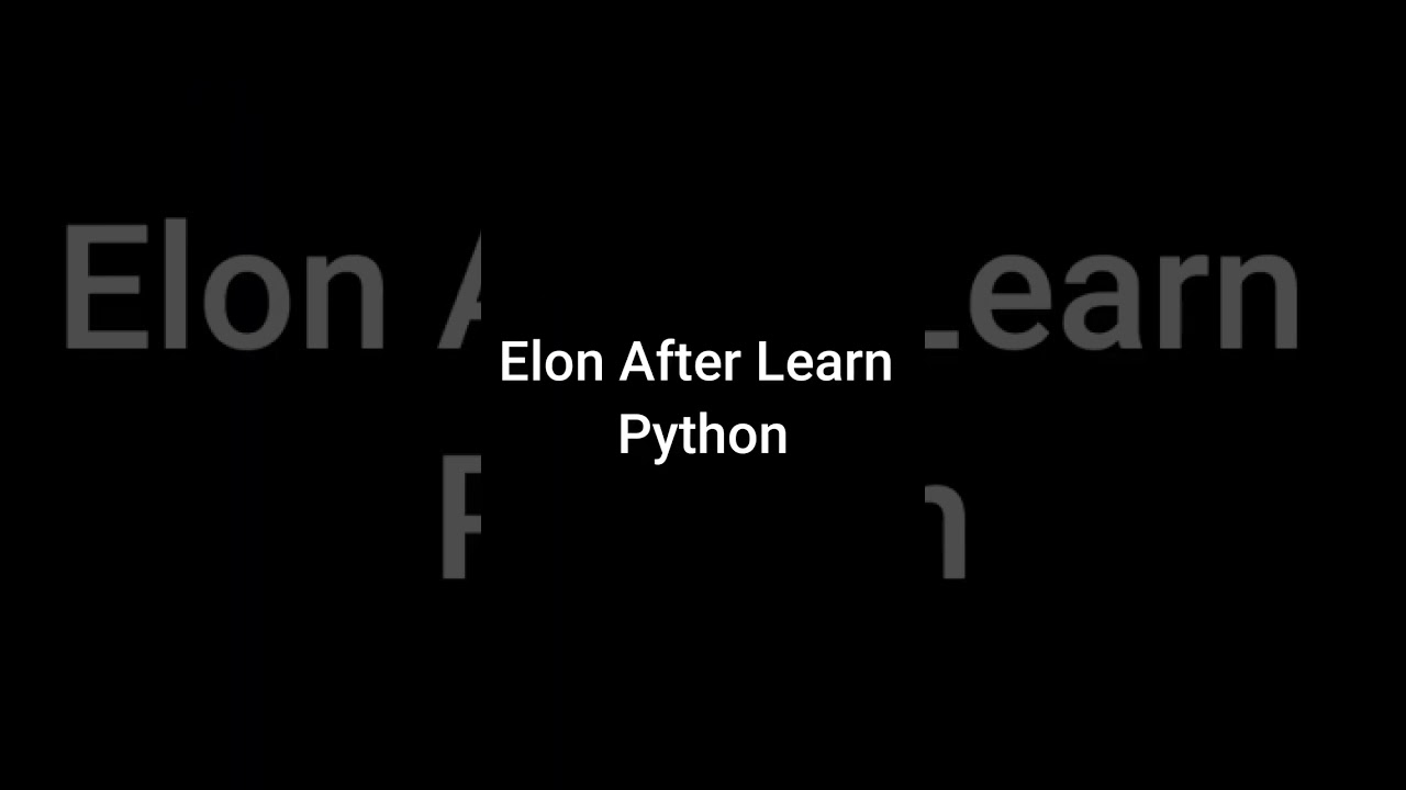 Unlocking Innovation: Elon Musk’s Secrets with Python 🚀 #Shorts