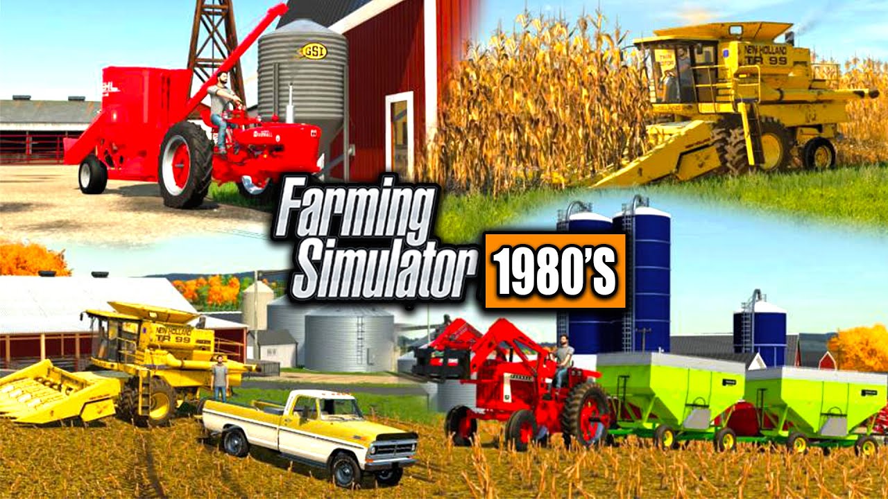 1980s Corn & Soybean Harvest, Livestock & Planting 🚜