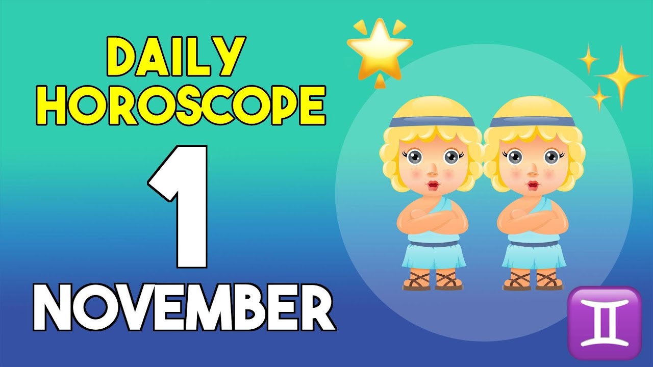 Gemini Horoscope Today 🌟 – November 1, 2025: Your Daily Predictions