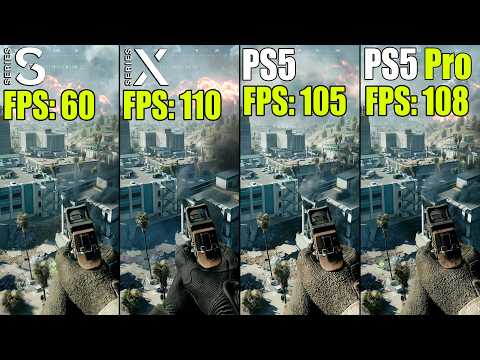 Battlefield 6 REDSEC Free to Play | Xbox Series S vs. X vs. PS5 vs. PS5 Pro Comparison