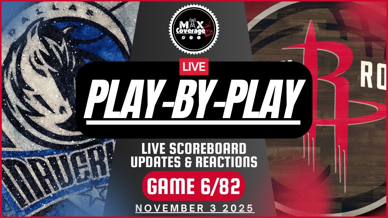 Live: Mavericks vs Rockets Play-by-Play 🏀