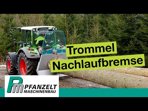 Getriebeseilwinde: Was kann die automatisierte Trommelnachlaufbremse der Forstseilwinde S-line?