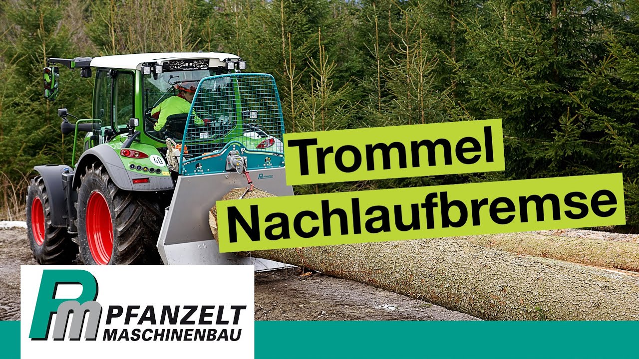 Entdecken Sie die Vorteile der automatisierten Trommelnachlaufbremse bei der Forstseilwinde S-line 🌲