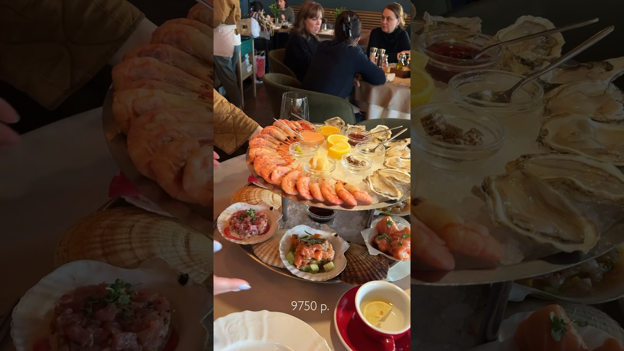 Лучший рыбный ресторан в Москве: огромный морепродуктовый сет за 9750₽ 🦞