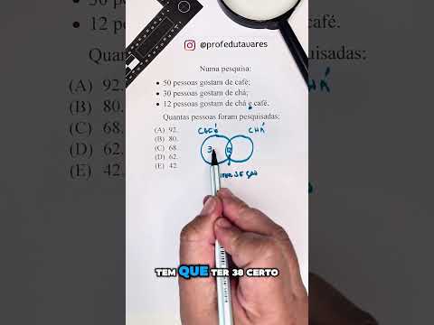 Nunca mais erre esse tipo de questão! #matematica #raciociniologicoparaconcursos