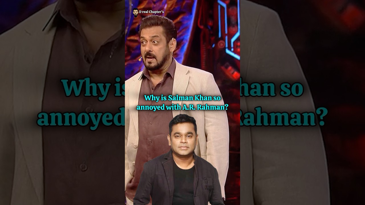 Salman Khan's Frustration with A.R Rahman 🎶