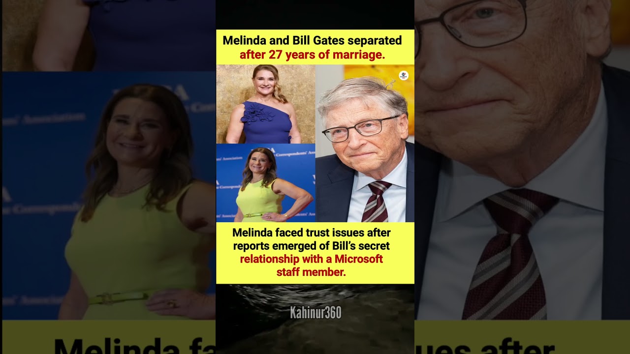 Bill & Melinda Gates' 27-Year Marriage Ends π